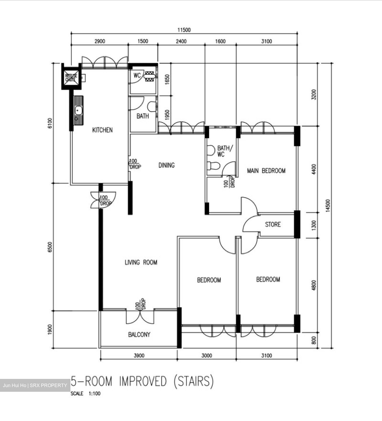 Blk 552 Bedok North Avenue 1 (Bedok), HDB 5 Rooms #622627311